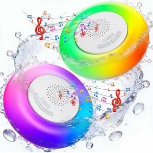 Colorful Waterproof Bluetooth Speaker-2packs